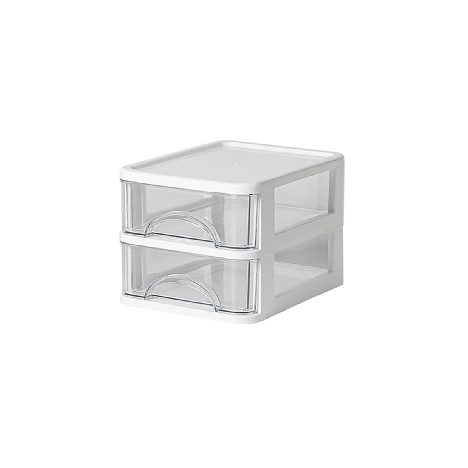 Desk Organizer with Drawer Desktop Desk Storage Box Stackable Organizers Stationery Supplies for Home Clear with Drawers Stationery Box