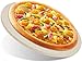 Drsn Piedra para Pizza Piedra de Horno de cordierita Resistente al Calor, Ø 30.5 cm, Apta para la Barbacoa y el Horno, refractaria con poros para Absorber la Humedad (Beige)