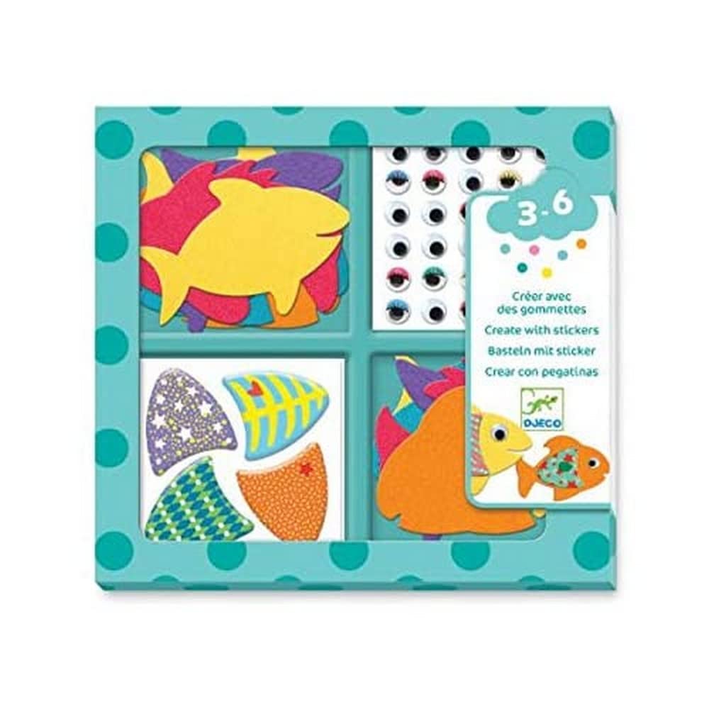 DjecoI Love Fish Create with Stickers