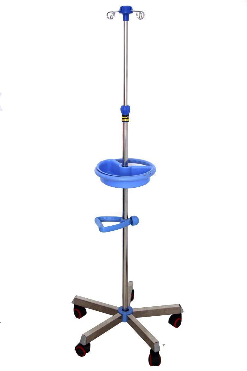 Buy IV Pole, Rolling, IV Stand, Mobile Infusion Stand Drip Rack Bottle