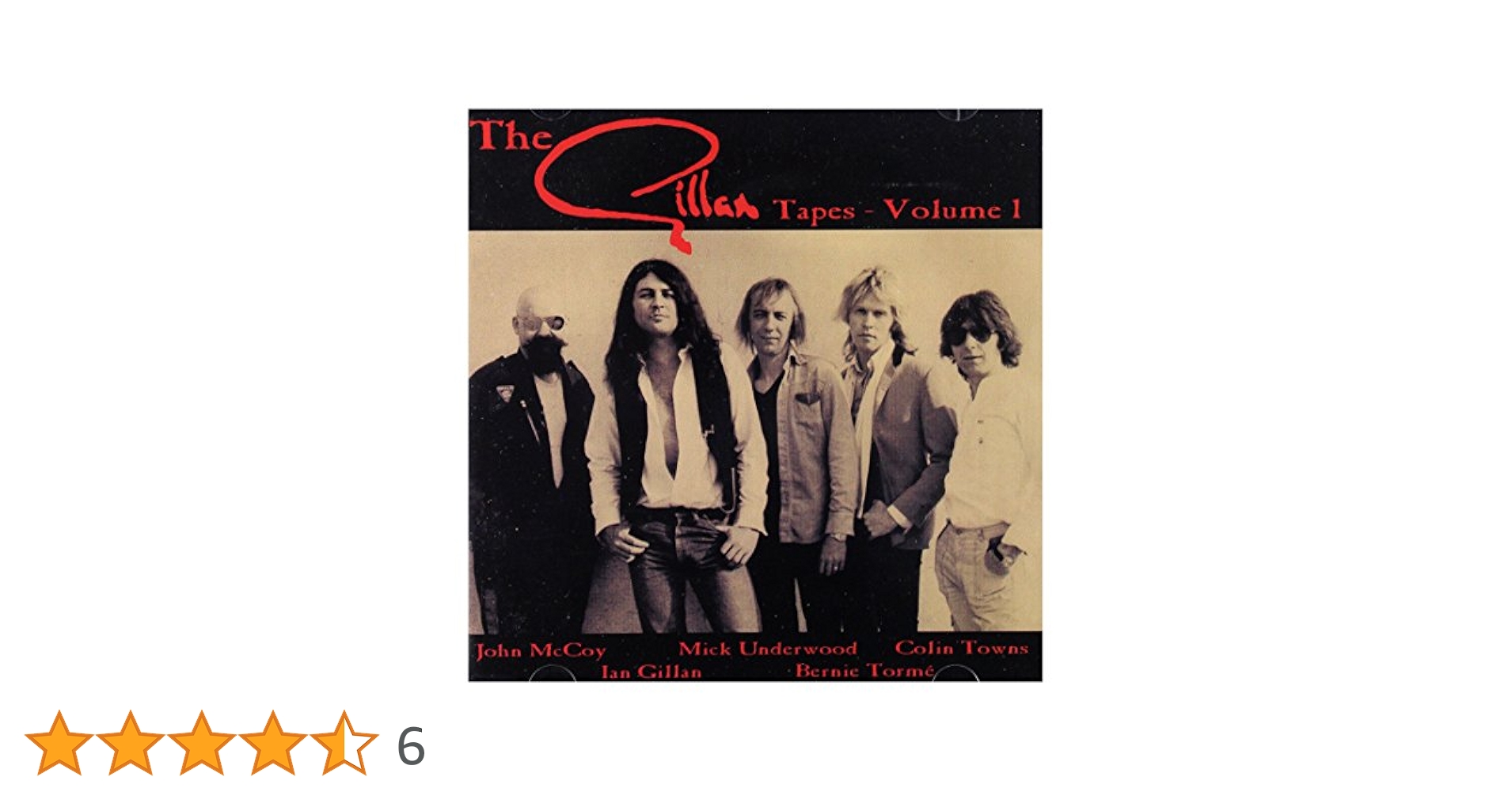 GILLAN/ギラン/THE GILLAN TAPES volume 1 GILLAN/ギラン/THE GILLAN TAPES volume 1 - メルカリ