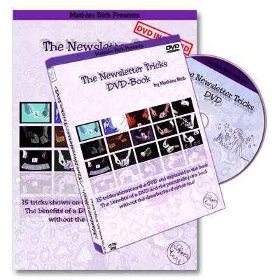 SOLOMAGIA The Newsletter Tricks (Book and DVD, Regular Edition) by Mathieu Bich - Libro - Close-Up Magic - Trucos Magia y la Magia - Magic Tricks and Props