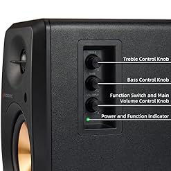P Prosonic BT30 Enceintes d’étagère Bluetooth Actives, Moniteur de Studio, Platine avec entrée Optique, entrée coaxiale… - Les Beatles, Paul McCartney, John Lennon, RIngo Starr, George Harrison P Prosonic BT30 Enceintes d'étagère Bluetooth Actives, Moniteur de Studio, Platine avec entrée Optique, entrée coaxiale… – Image 5