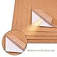 BENECREAT 8er Pack selbstklebende Kork-Rechteck-Isolierkorkplatten für Böden, Wände, DIY, Stanzen, Bastelprojekte 21x30cm