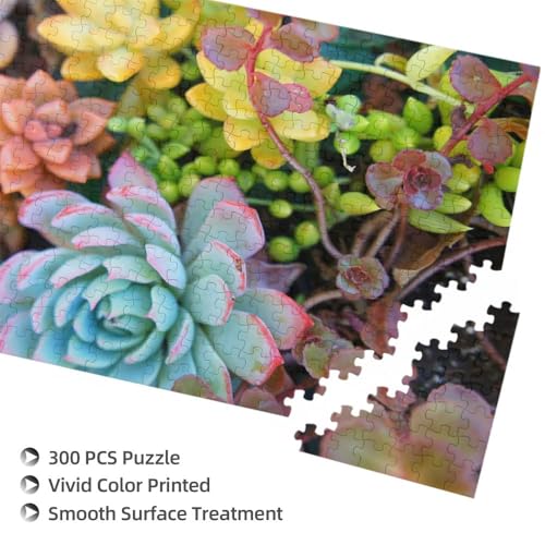 Puzzles personalizados TUSANEII de madera con 300 piezas, tema floral, tamaño 8.5 x 6.9 pulgadas, para adultos miniatura 4