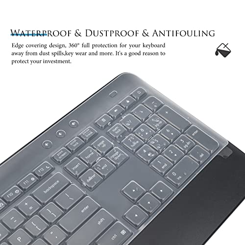 Protector de teclado para Logitech MK545 MK540 silicona miniatura 5