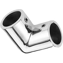 Boat Hand Rail Fitting 316 Stainless Steel Heavy Duty Marine Grade Fit 90 Degree Elbow For 25/22 Mm Pipe Tubing Mount Hardware25mm