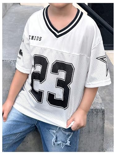 SOLY HUX Toddler Girl's Graphic T-Shirts Short Sleeve V Neck Tee Shirts Jersey Tops Y2k Streetwear4