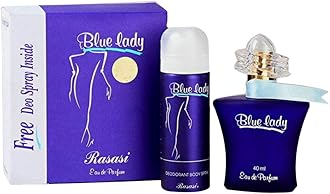 Blue lady for Women EDP-40ml with Deo | Aquatic Pour Homme Spray | Unique Refreshing Mint and Citrus Notes with warm Woody notes