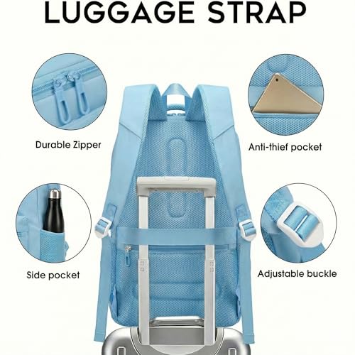 Image of 26Litre School Bag Water-Resistant Laptop& Travel Backpack - Unisex Large 19 Inches Multipurpose Travel Backpack for Boys & Girls, Men & Women