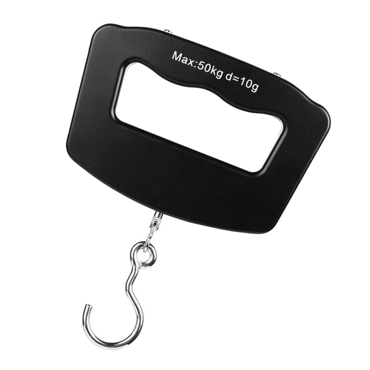 SUPVOX Electronic Scale for Kitchen Travel 50kg Capacity Portable Digital Weight Scale Non-Slip Hanging Hook for Food Fishing Shopping