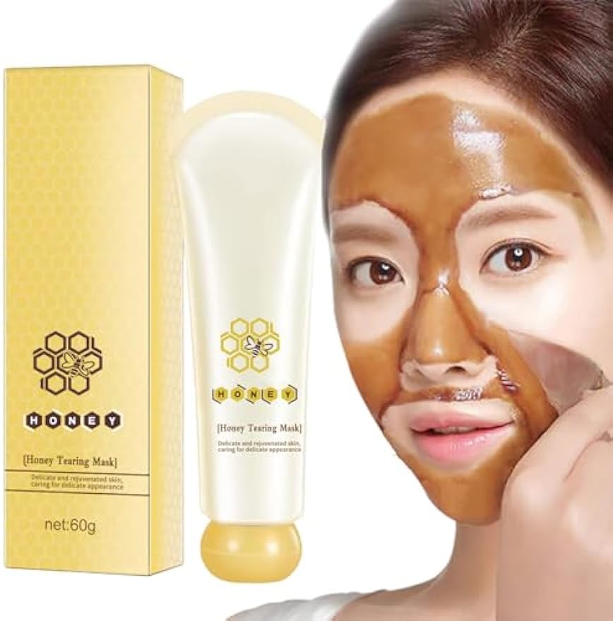 TOWELL Glow Tulip Honey Tearing Mask, Honey Tearing Mask Peel, Glow Tips Honey Mask, Honey Tearing Peel Mask Oil Control Facia, For All Skin Types