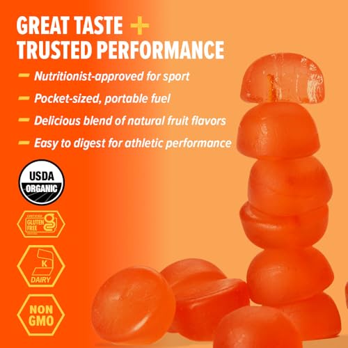 image for Honey Stinger Organic Orange Blossom Energy Chew, Gluten Free & Caffei