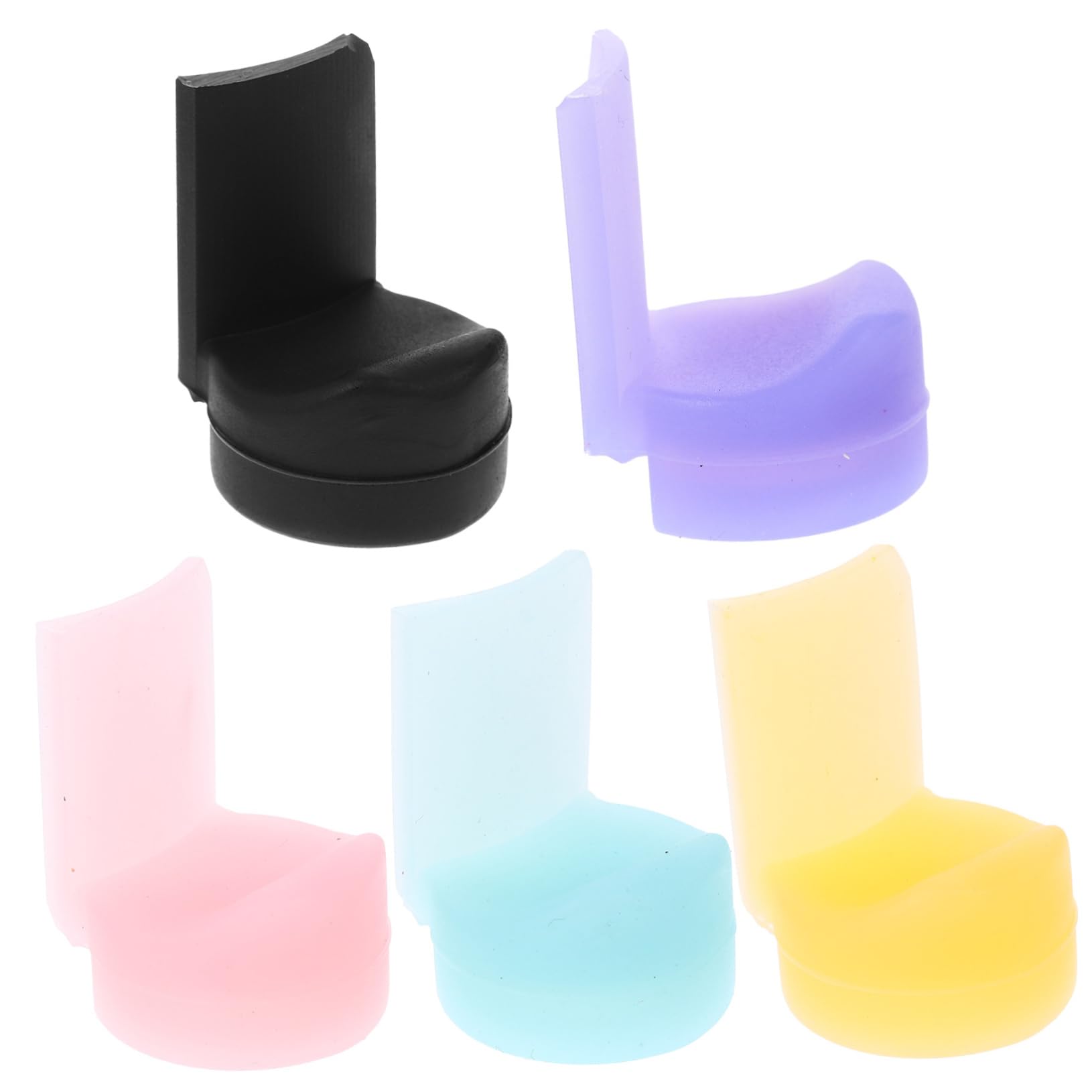 JOINPAYA 5pcs Clarinet Thumb Rest Replacement Pads Silicone Finger Cushions for Enhanced Comfort and Grip Durable Clarinet Accessories for Musicians