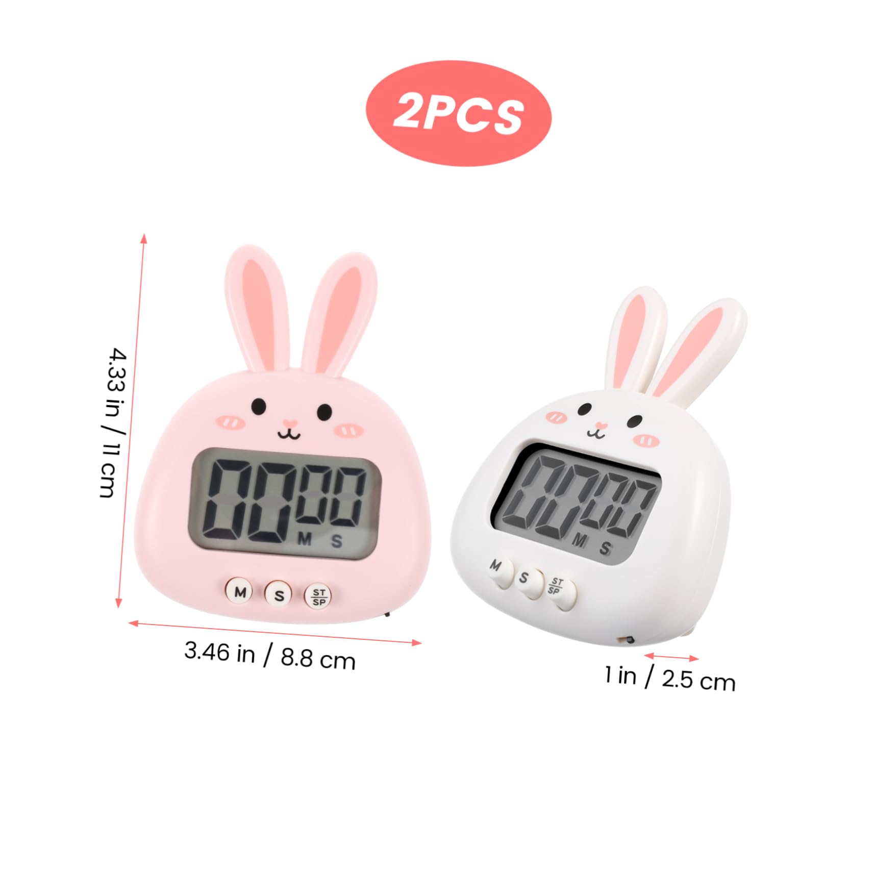 Ciieeo 4 Piezas Temporizador Reloj De Entrenamiento del Sueño Cronómetro De Huevo Despertador De Dormitorio Cuentaminutos Cronómetro del Juego Relojes De Abs