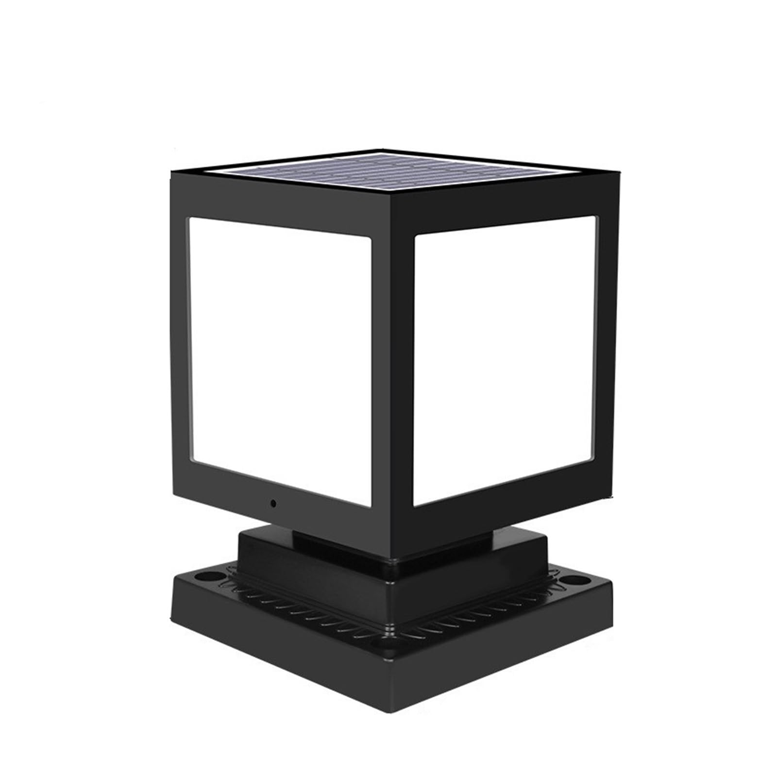 TRDEWR Solar Column Headlight Powered Pillar Lamp Outdoor Waterproof Wall Light for Villa Courtyard Landscape Garden Decor Efficiently Utilize Sunlight