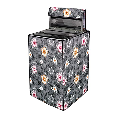 LG Top Load Washing Machine Cover for 6 kg, 6.2 Kg, 6.5 Kg, 7 Kg (58 X 58 X 88 cm, Multicolour)