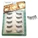 5 Pairs/Box Half Corner False Eyelashes LASGOOS Natural Cross Fake Daily Eye Lashes L8