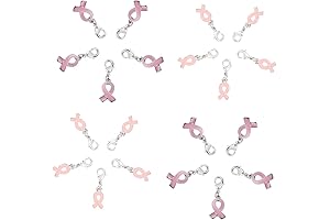 SUNNYCLUE 20Pcs Breast Cancer Charms: Empowering Hope and Awareness