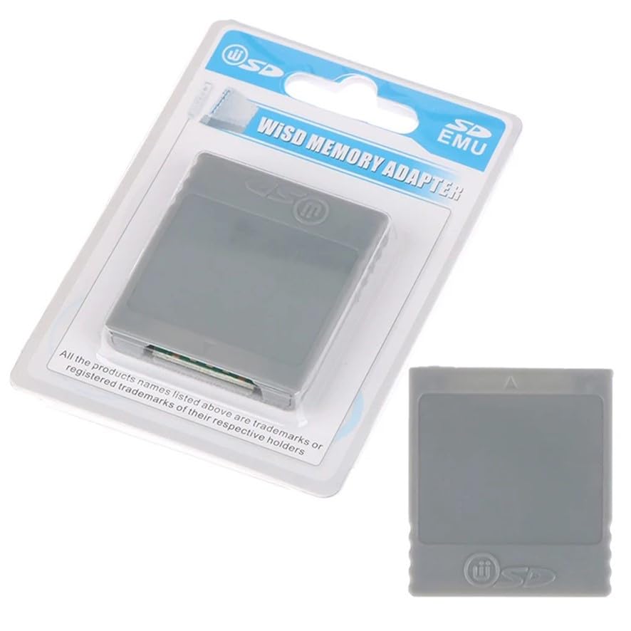 Adaptador tarjeta memoria SD compatible para Nintendo Wii/Game Cube WiSD