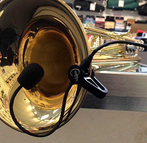 Myers Pickups The Feather Trumpet Microphone with Flexible Micro-Gooseneck