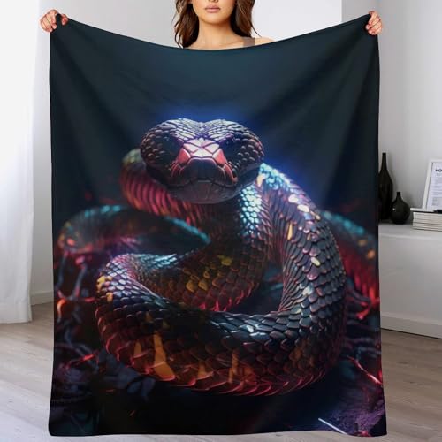 Couverture serpent douce idée cadeau originale pour réchauffer le séjour - 2