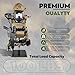 Pridefend Heavy Duty Steel Tactical Gear Stand - Hold Up to 100 lbs Helmet Vest Belt Display Rack,Tactical Vest Hanger, Adjustable Free-Standing Organizer for Tactical Gear and Police Duty Gear Rack
