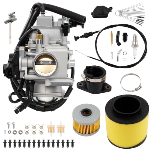 Image of Carburetor for 2001-2005 Honda Foreman Rubicon 500 TRX500, 2005-2011 Honda Fourtrax Foreman 500 TRX500FE TRX500FM TRX500FPE TRX500FPM TRX500TM, Carb Replaces OEM # 16100-HN2-013