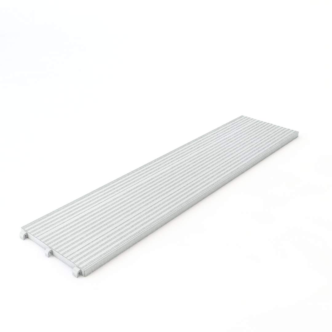 Vollaluboden Für Gerüst – 2,57 M X 0,61 M, Alu Protec Von Altrad Assco – Made In Germany, U-Auflage, Bis Lastklasse 5