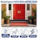 Gisafai 2 Pcs 36 Inches Metal Door Draft Stopper, Door Sweep, Mouse Stopper, Mice Seal Strip, Aluminum, Noise Blocker, Keep Rodents and Pests Out, Enhanced Weather Sealing, Easy to Install, Black