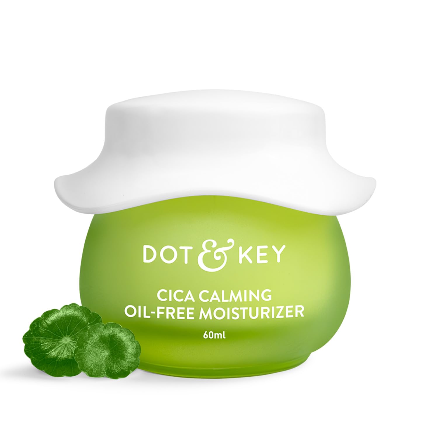 Dot & Key CICA + Niacinamide Oil-Free Face Moisturizer for Calm, Acne Free Hydrated Skin | Fades Acne Scars & Dark Spots, Soothes Redness & Irritation | For Oily, Acne Prone & Sensitive Skin | 60ml Jar
