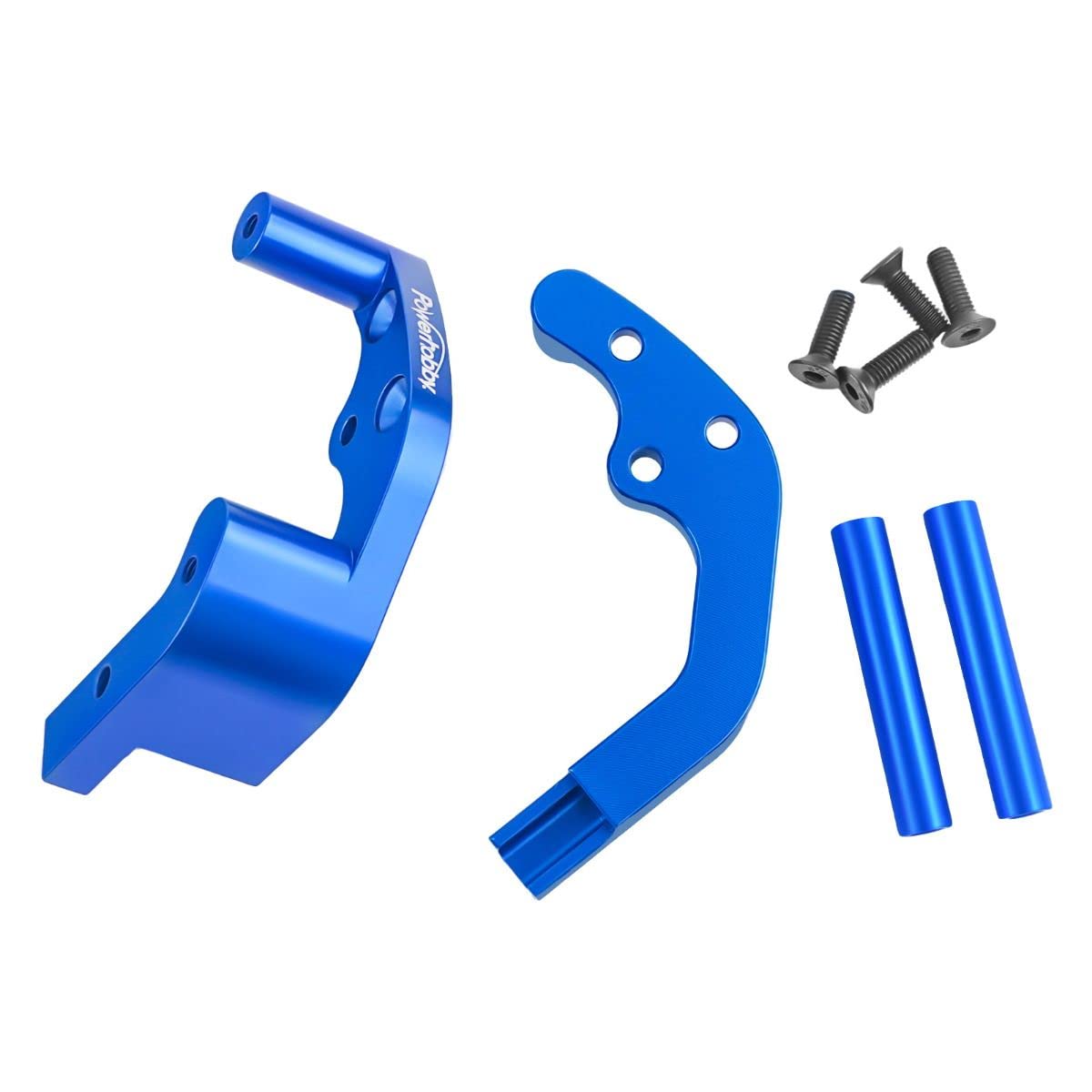 Powerhobby Aluminum Rear Motor Guard FITS : Traxxas Slash Stampede Rustler Bandit (Blue)