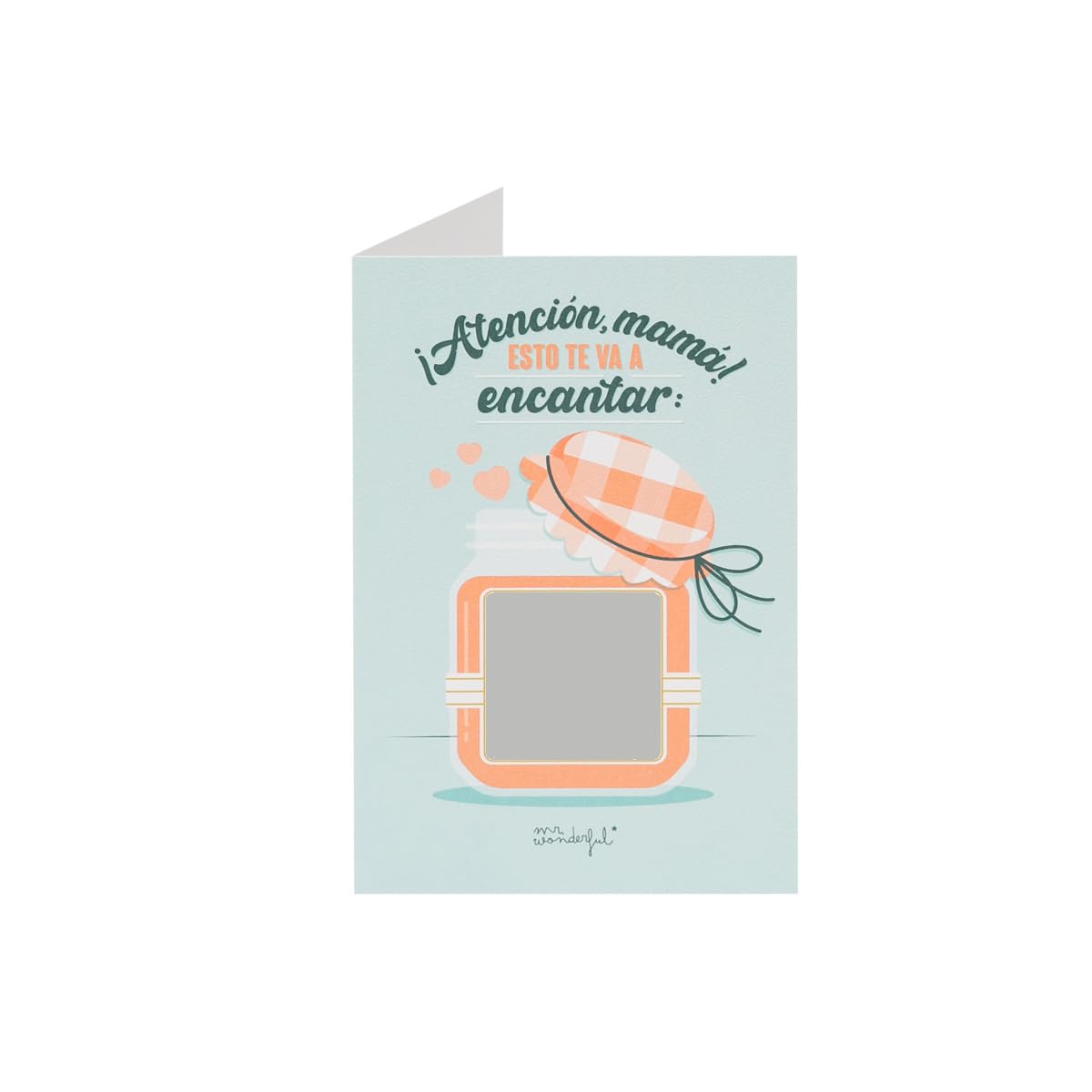 Mr. Wonderful - Scratch off postcard - Attention, Mom! You'll love this