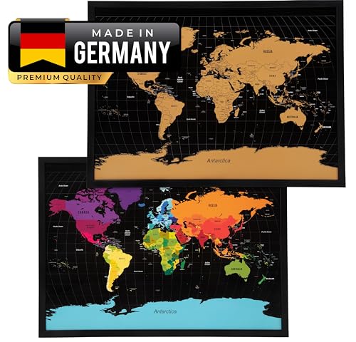 5D Diamond Painting Weltkarte XXL 50x100cm - DIY Diamantbild Für Erwachsene