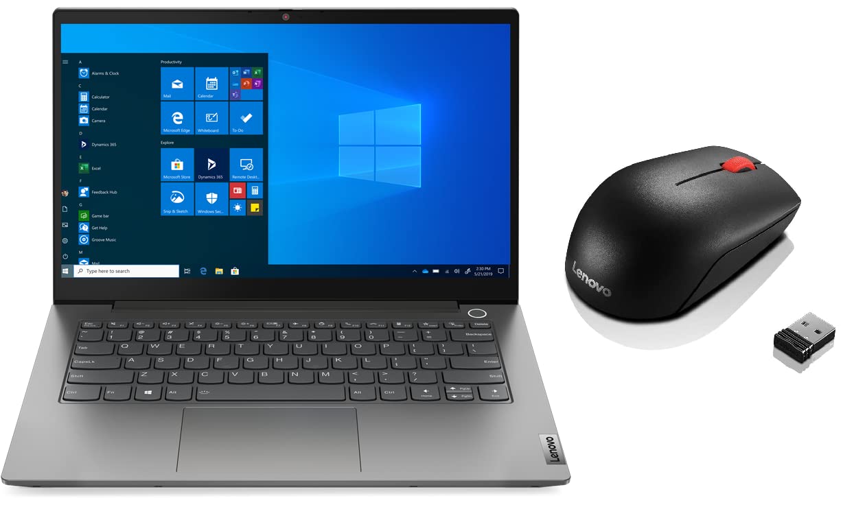 2022 Latest Lenovo ThinkBook 14G2 Business Laptop 14” FHD Anti-Glare Display Core i7-1165G7 Upto 4.7GHz 16GB 1TB HDD+512GB SSD Intel Iris Xe Graphics WIN10 Pro Grey