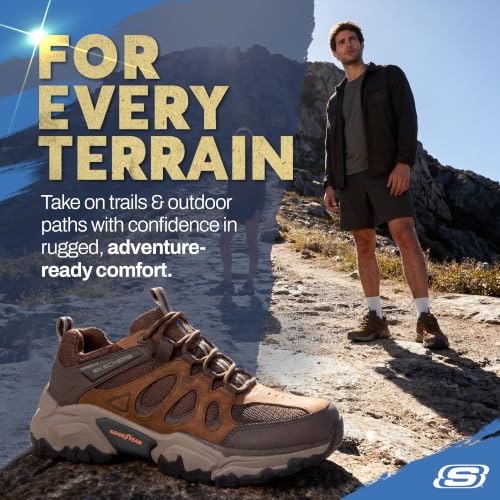 Image of Skechers Men's Terraform Selvin Boot | Casual, Relaxed Fit, Air-Cooled Memory Foam, Water Repellent, Goodyear Outsole