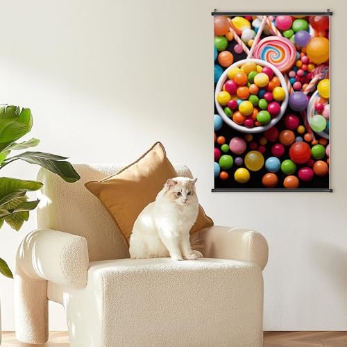 Poster décoration murale couleur bonbon pour bureau et studio - 6