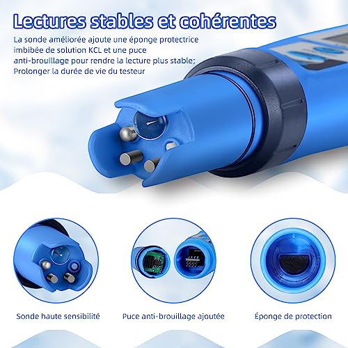 Testeur TDS EC de salinité pour aquarium et eau potable - 2