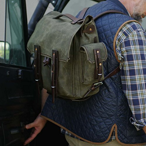 saddleback canvas backpack