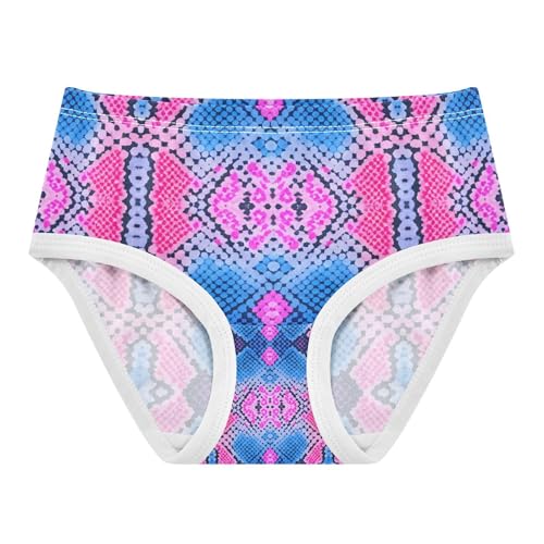 Blue Pink Snake Skin Texture Toddler Girls's Underwear 2T 202c1155