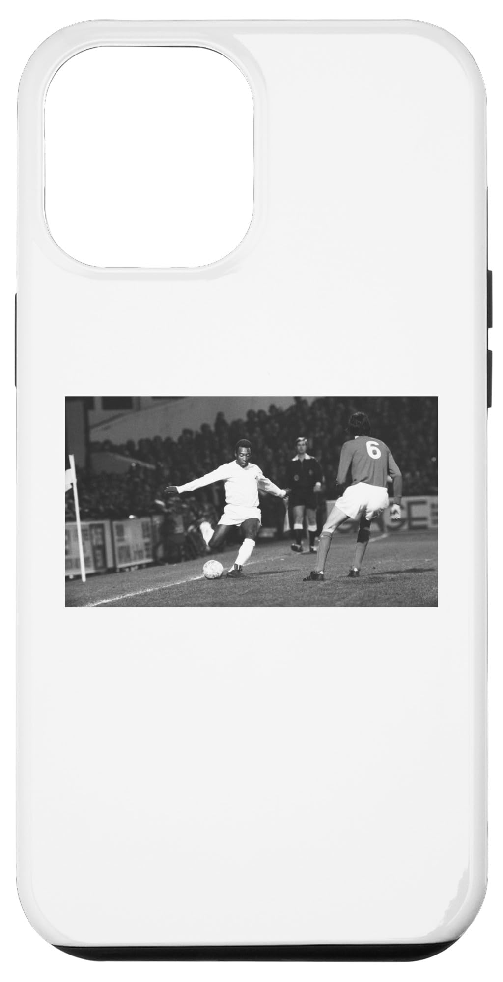 Pele Brazilian Star in Action 1973 World Cup Football Case for iPhone 12 Pro Max