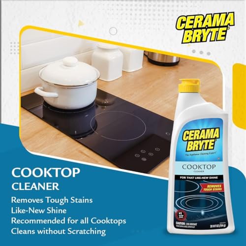 Cerama Bryte 20622-2 Removes Tough Stains Cooktop And Stove Top Cleaner For Glass thumb #2