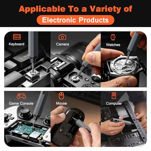 138-IN-1 Electric Screwdriver Set Cordless, Rechargeable Screw Driver with LED Light - image 2