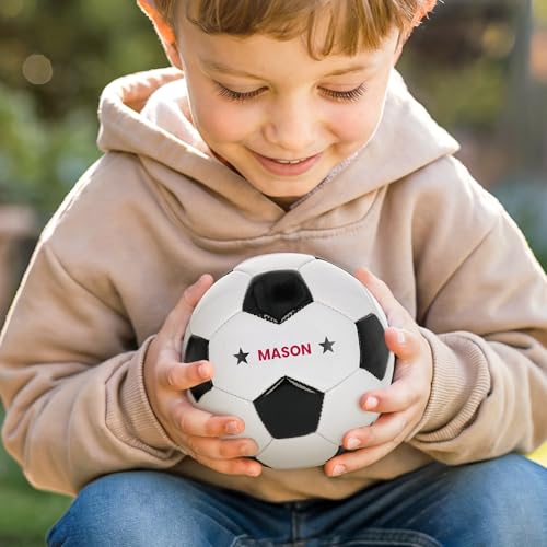 your surprise Ballon de Football Personnalisé – Cadeau Anniversaire Homme & Femme avec Nom ou Message pour Fan de Football (Ballon de Foot - Petit)