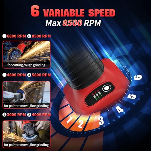 VERVEWAVE 18V Milwaukee-Compatible Grinder