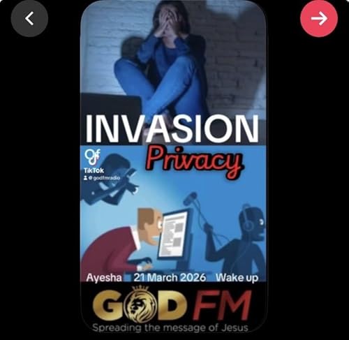 INVASION OF PRIVACY 21 March 2026 Ayesha GOD FM