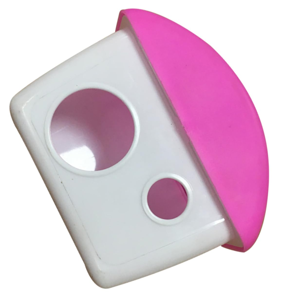 Lurrose Casa De Hámster Casa De Ratas De Plastico Casas De Hámster Casa De Conejo Mini Escondite De Jaula para Ratas Casa De Animales Pequeños El Plastico Oso Dorado Jaula De Hámster