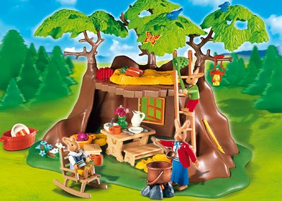 Preisvergleich Produktbild PLAYMOBIL® 4460 - Osterhasen-Baumhaus