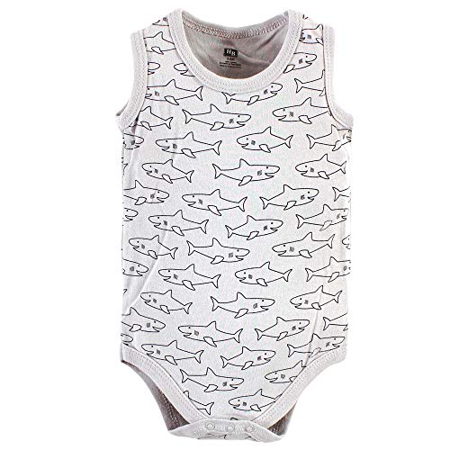 Image of Hudson Baby Unisex Baby Cotton Sleeveless Bodysuits