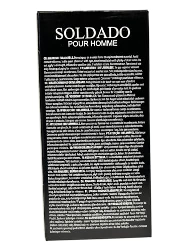 Mens Soldado Pour Homme - Lovali (100ml Eau de Cologne) | Bold, Masculine, Long-Lasting Fragrance Gift - Image 5